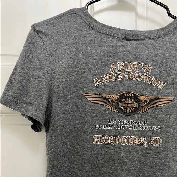 Harley-Davidson Grand Forks ND Fitted Short Sleeve Tee - Size Small - Picture 10 of 10
